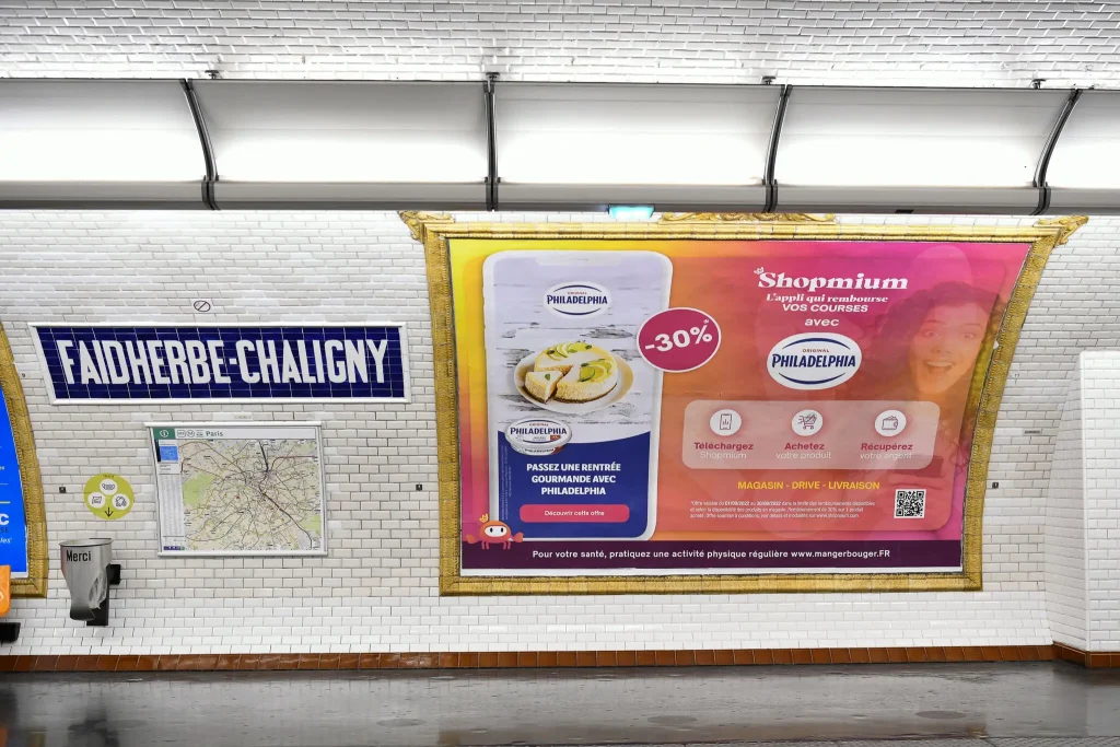 Affiche métro shopmium